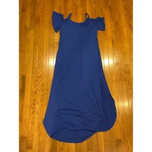 Label less cotton maxi dress